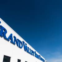 Outside the Center for Interprofessional Health building